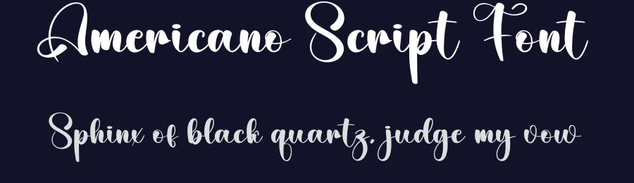 Americano Script Font by creativeletter — Script Handwritten Font — thumbnail 2