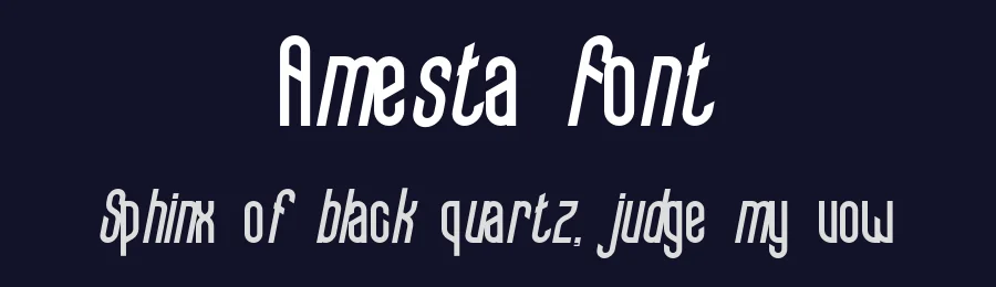 Amesta Font by ErmediaStudio — Decorative Font — thumbnail 2
