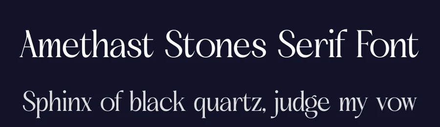 Amethast Stones Serif Font by timelesstype.co — Serif Font — thumbnail 2