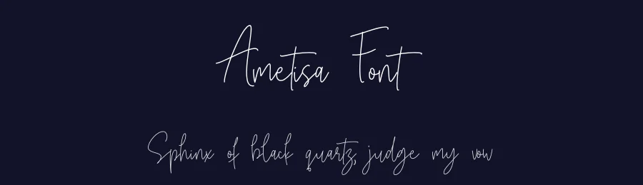 Ametisa Font by Artnivora Studio — Script Handwritten Font — thumbnail 2