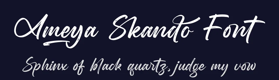 Ameya Skando Font by letterenastudios — Script Handwritten Font — thumbnail 2