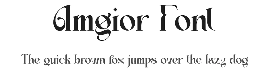 Amgior Font by Koplexsstudio — Decorative Font