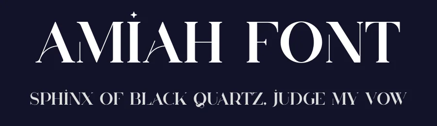 Amiah Font by vpcreativeshop — Display Font — thumbnail 2