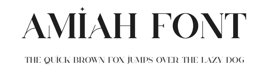Amiah Font by vpcreativeshop — Display Font
