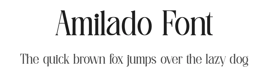 Amilado Font by SlideShoot — Serif Font