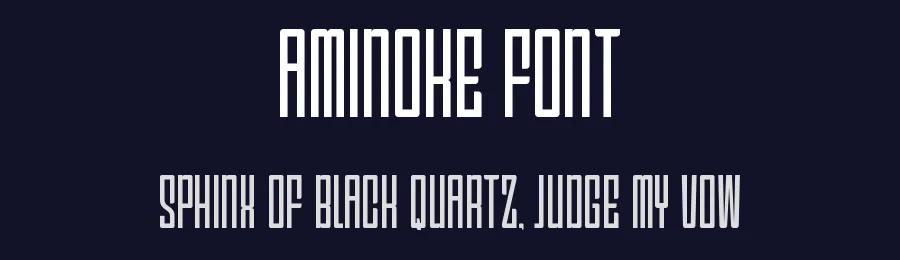 Aminoke Font by ErmediaStudio — Decorative Font — thumbnail 2