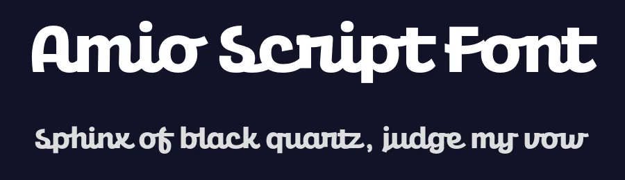 Amio Script Font by ekobimantara — Script Handwritten Font — thumbnail 2