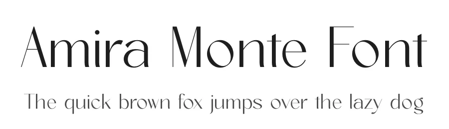 Amira Monte Font by timelesstype.co — Display Font