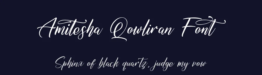 Amitesha Qowliran Font by letterenastudios — Script Handwritten Font — thumbnail 2
