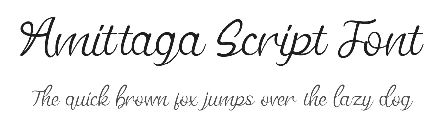 Amittaga Script Font by andikastudio — Script Handwritten Font