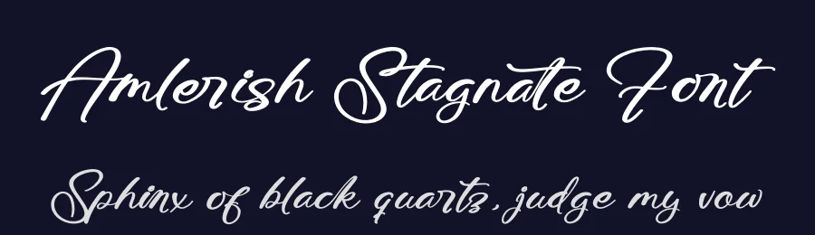 Amlerish Stagnate Font by stylishtype.co — Script Handwritten Font — thumbnail 2