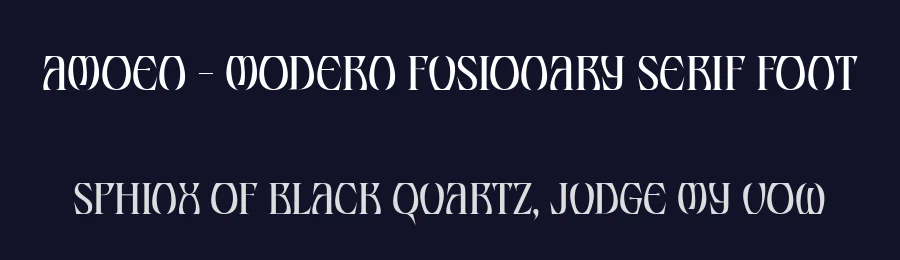AMOEN – Modern Fusionary Serif Font by Aiquitype — Serif Font — thumbnail 2