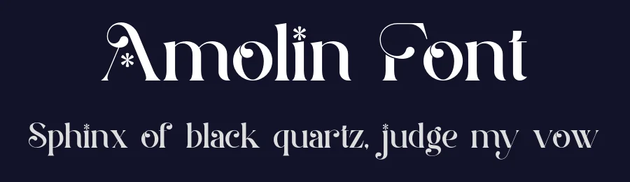 Amolin Font by ErmediaStudio — Serif Font — thumbnail 2