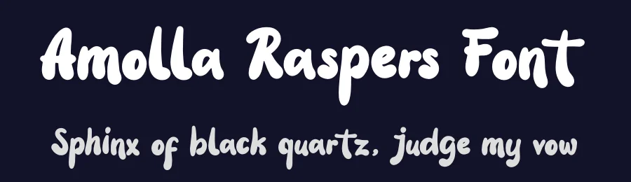 Amolla Raspers Font by Denustudios — Script Handwritten Font — thumbnail 2