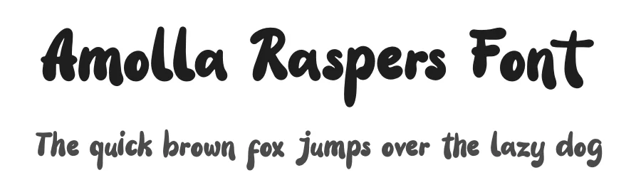 Amolla Raspers Font by Denustudios — Script Handwritten Font