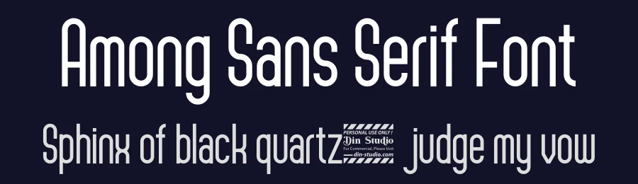 Among Sans Serif Font by Din Studio — Sans Serif Font — thumbnail 2
