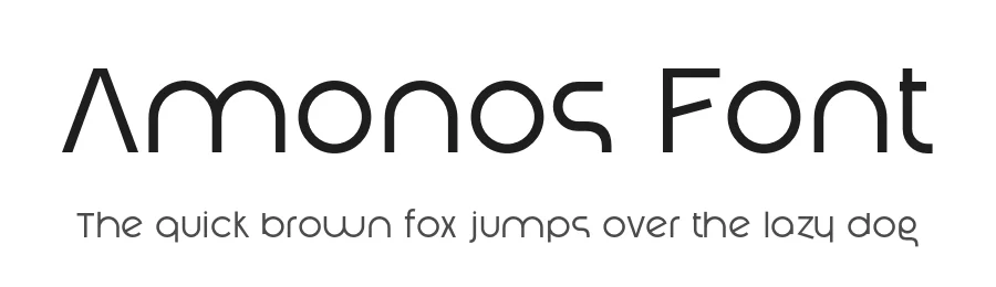Amonos Font by Ryul Davidson — Sans Serif Font