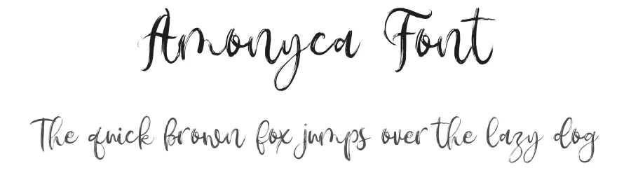 Amonyca Font by Rantautype — Script Handwritten Font