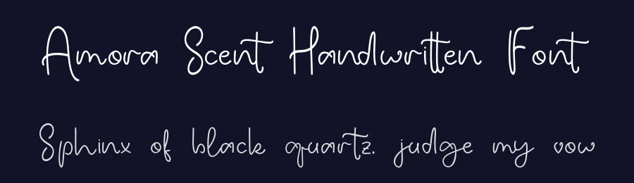 Amora Scent Handwritten Font by Creatifontstudios — Script Handwritten Font — thumbnail 2