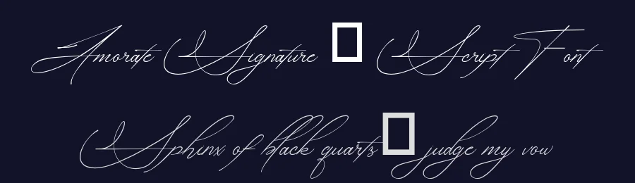 Amorate Signature – Script Font by Lettermine — Script Handwritten Font — thumbnail 2