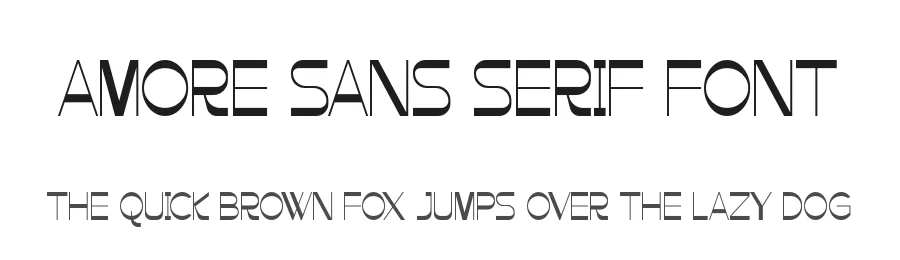 Amore Sans Serif Font by Kong Font — Display Font