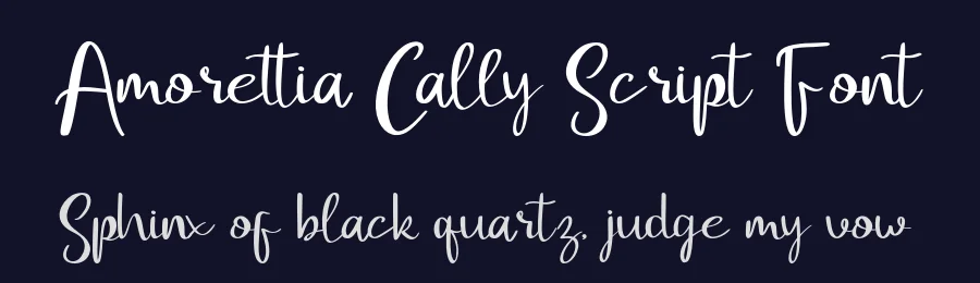 Amorettia Cally Script Font by Creatifontstudios — Script Handwritten Font — thumbnail 2