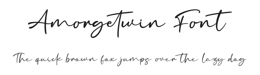 Amorgetwin Font by Basnistudio — Serif Font
