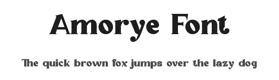 Amorye Font by noahtype — Display Font