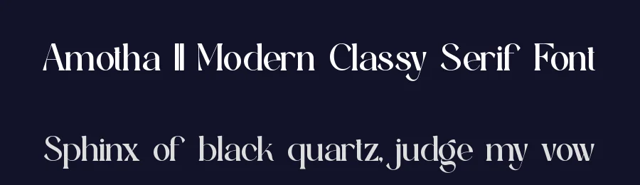 Amotha || Modern Classy Serif Font by ErmediaStudio — Serif Font — thumbnail 2