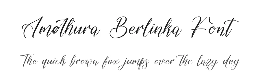 Amothura Berlinka Font by letterenastudios — Script Handwritten Font