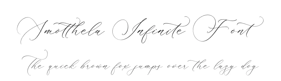 Amotthela Infinite Font by letterenastudios — Script Handwritten Font