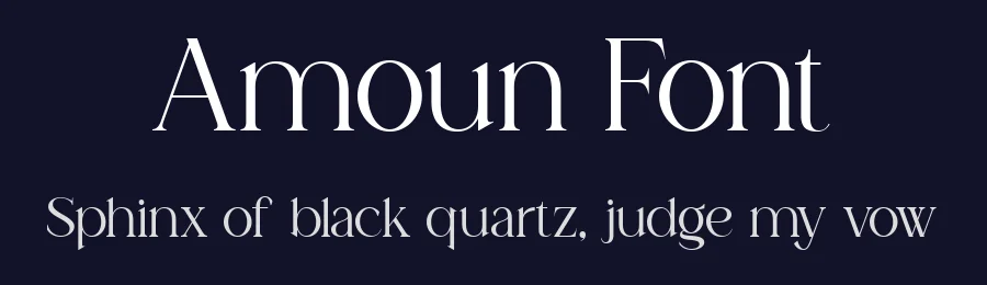 Amoun Font by Taboja Std — Serif Font — thumbnail 2
