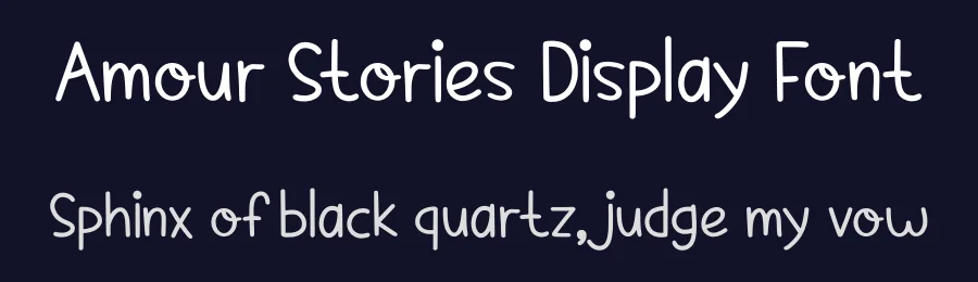 Amour Stories Display Font by Nadiratype — Display Font — thumbnail 2