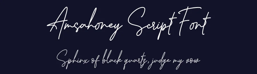 Amsahoney Script Font by Sealoung — Script Handwritten Font — thumbnail 2
