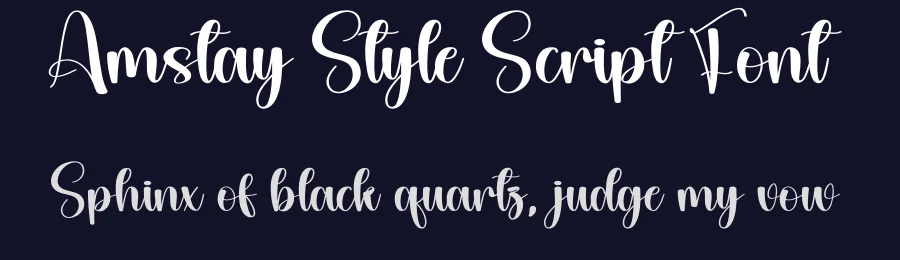 Amstay Style Script Font by andikastudio — Script Handwritten Font — thumbnail 2