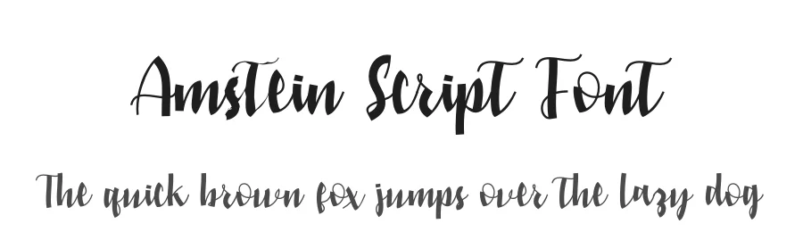Amstein Script Font by Nuryanto Dwi — Script Handwritten Font