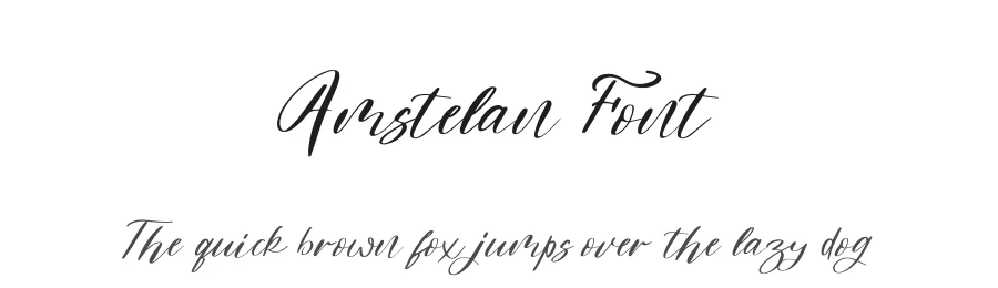 Amstelan Font by Koplexsstudio — Script Handwritten Font