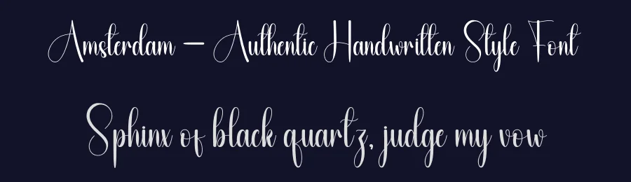 Amsterdam – Authentic Handwritten Style Font by andikastudio — Script Handwritten Font — thumbnail 2