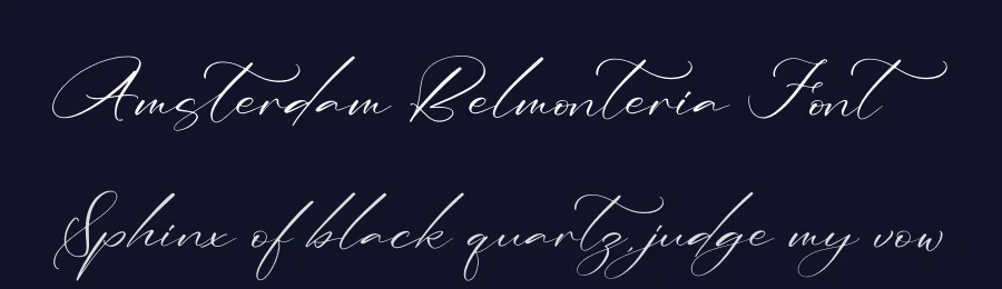 Amsterdam Belmonteria Font by letterfabric — Script Handwritten Font — thumbnail 2