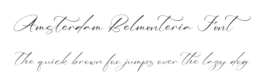 Amsterdam Belmonteria Font by letterfabric — Script Handwritten Font