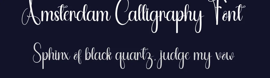 Amsterdam Calligraphy Font by andikastudio — Script Handwritten Font — thumbnail 2