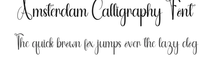 Amsterdam Calligraphy Font by andikastudio — Script Handwritten Font