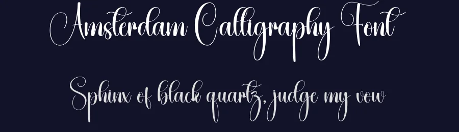 Amsterdam Calligraphy Font by creativeletter — Script Handwritten Font — thumbnail 2