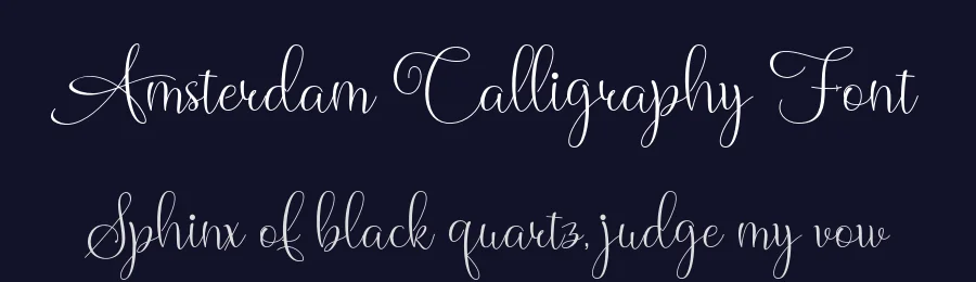 Amsterdam Calligraphy Font by SlexStudio — Script Handwritten Font — thumbnail 2