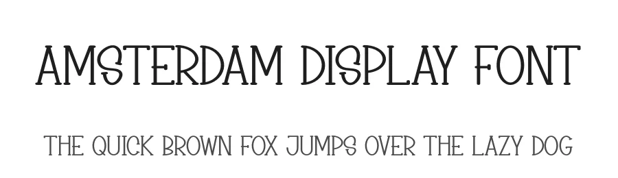 Amsterdam Display Font by andikastudio — Display Font