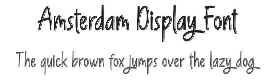 Amsterdam Display Font by andikastudio — Script Handwritten Font