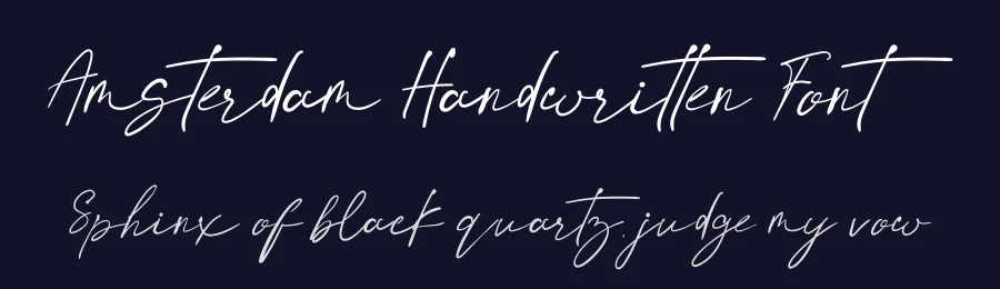 Amsterdam Handwritten Font by inermediaSTUDIO — Script Handwritten Font — thumbnail 2