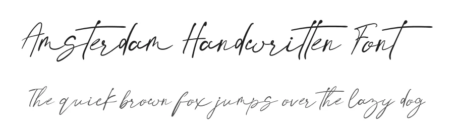 Amsterdam Handwritten Font by inermediaSTUDIO — Script Handwritten Font