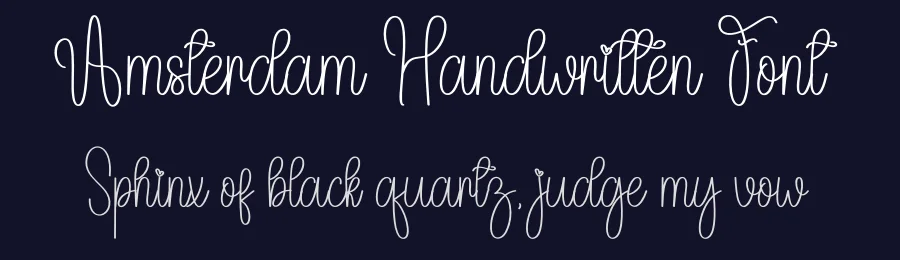 Amsterdam Handwritten Font by andikastudio — Script Handwritten Font — thumbnail 2