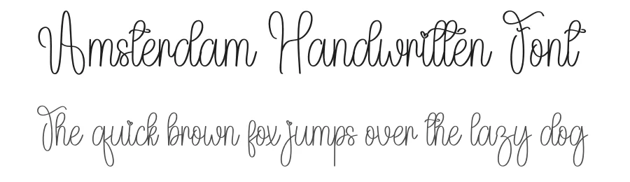 Amsterdam Handwritten Font by andikastudio — Script Handwritten Font
